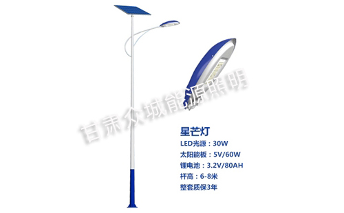 成县太阳能路灯核心技术参数解读